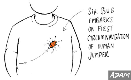 Sir Bug embarks on first circumnavigation of human jumper